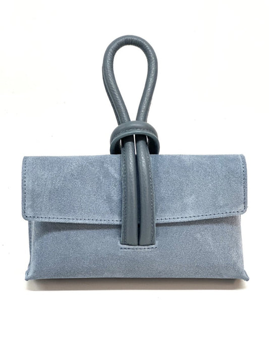 Borsa gancio in camosc