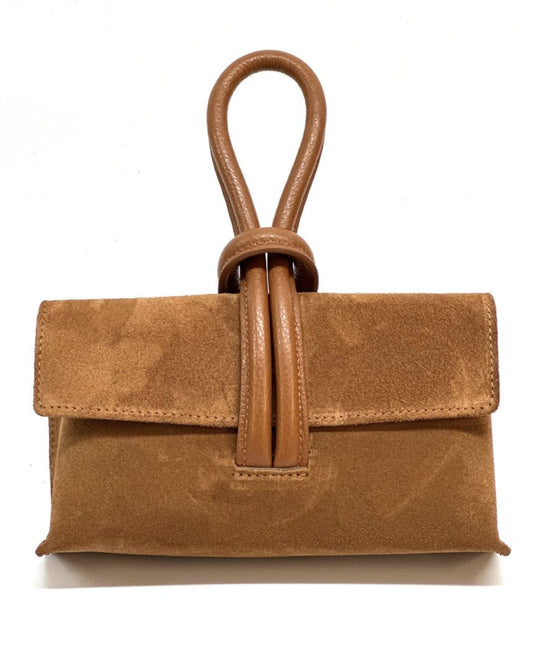 Borsa gancio in camosc