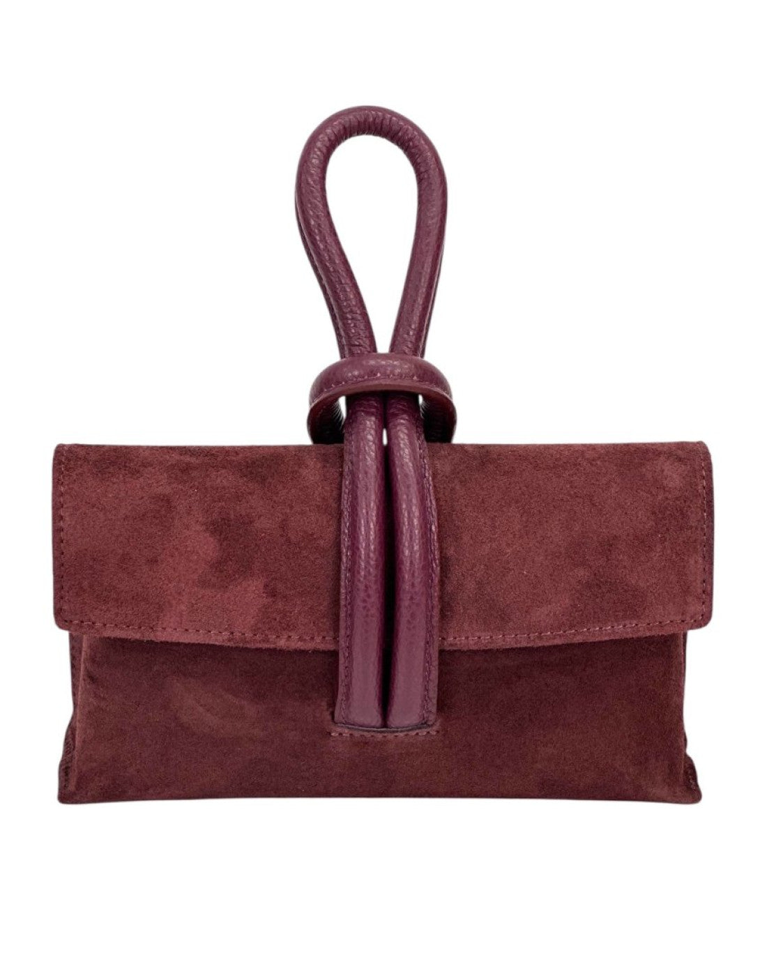 Borsa gancio in camosc