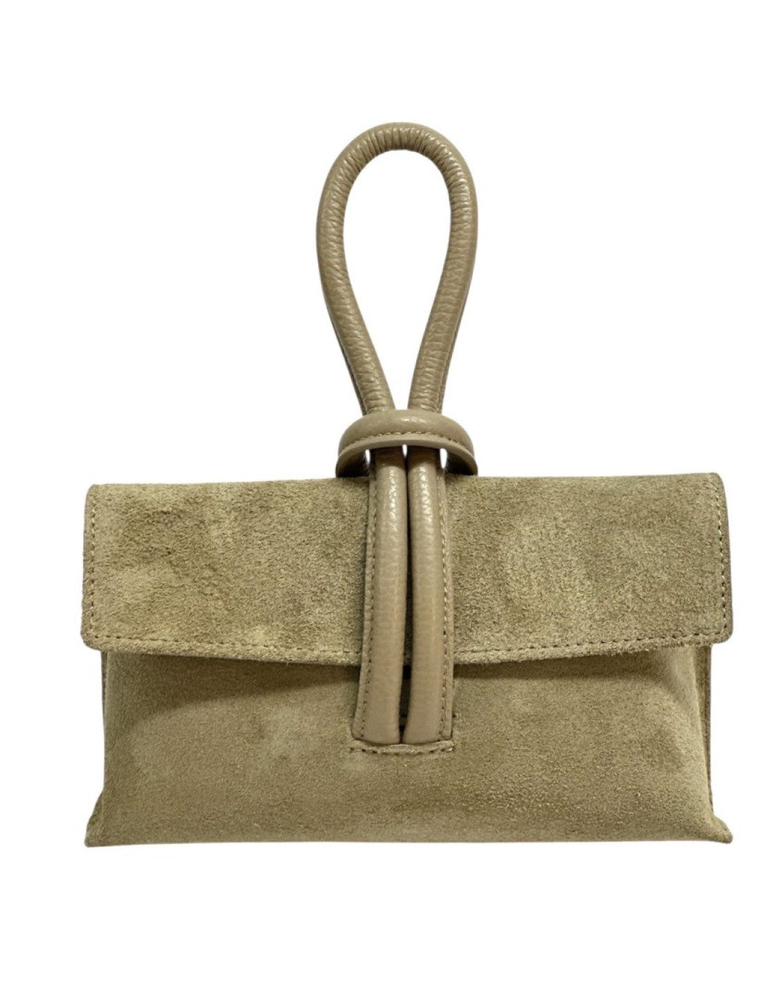 Borsa gancio in camosc