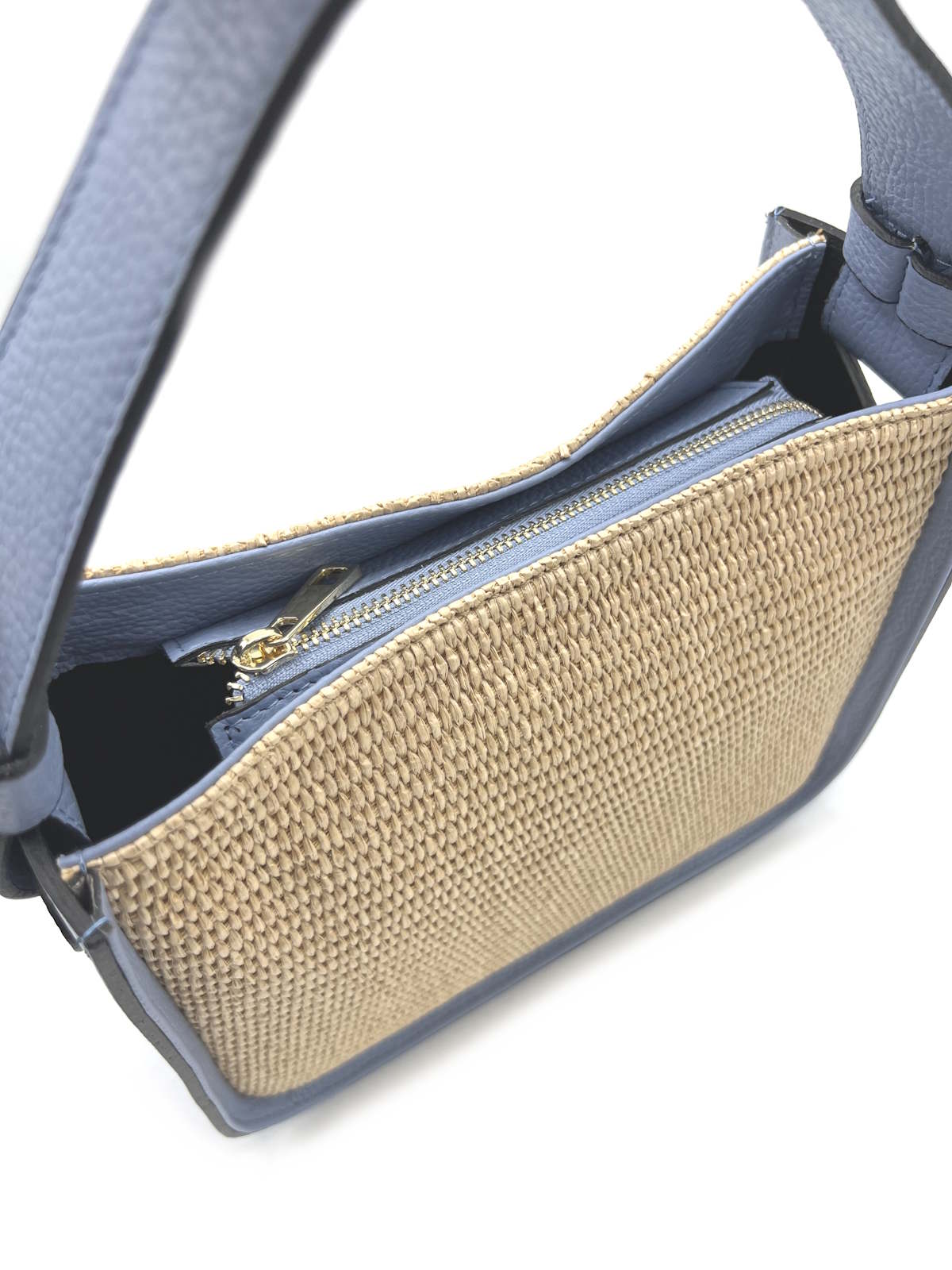Borsa in vera pelle e tafia – made in Italy