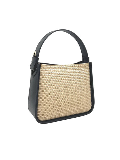 Borsa in vera pelle e tafia – made in Italy