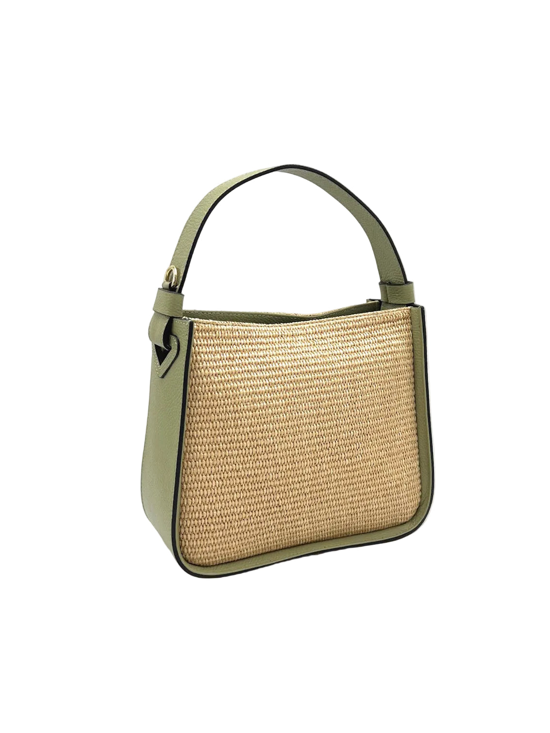 Borsa in vera pelle e tafia – made in Italy