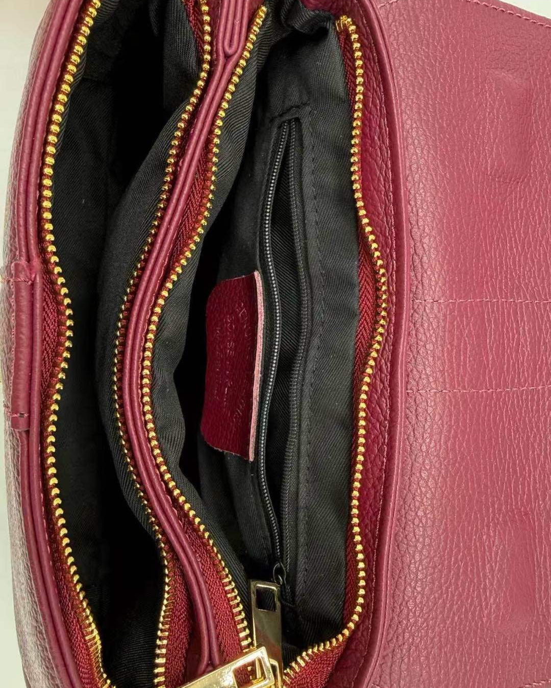 Borsa in vera pelle made in Italy