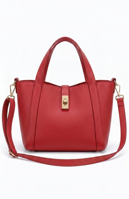 Borsa a mano in vera pelle