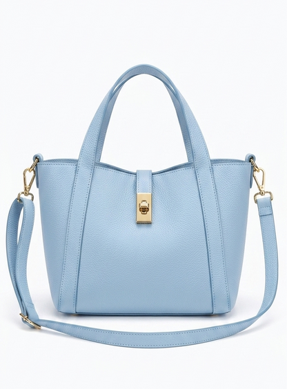 Borsa a mano in vera pelle