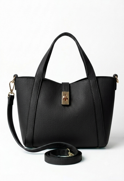 Borsa a mano in vera pelle